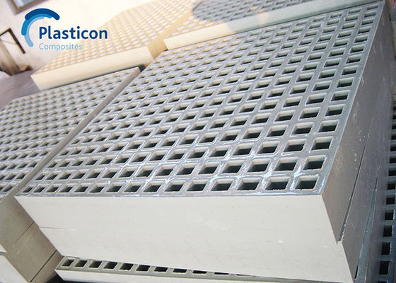 Glasfaser-FRP-Gitter 2000 mm Länge Glasfaser-Gitterplatten