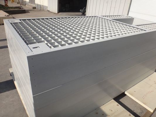 Quadratisch verstärktes, geformtes Glasfasergitter mit 6x6 mm Querschnitt